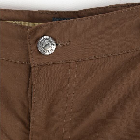 Mountain Khakis Cargo Pants Men's 40x32 Brown Nylon Convertable Granite Creek - Picture 2 of 15